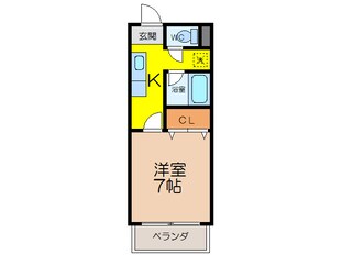 ミレニアムハウスの物件間取画像